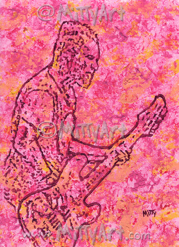 Jeff Ament - Pink Acrylic