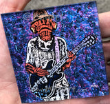 Admiral AckGuitar 3"x3" Acrylic Magnet