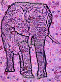 Elephunk Cancer Purple Matted Print