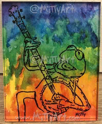 Rainbow Connection 2 5/8"x3 1/3" Acrylic Magnet